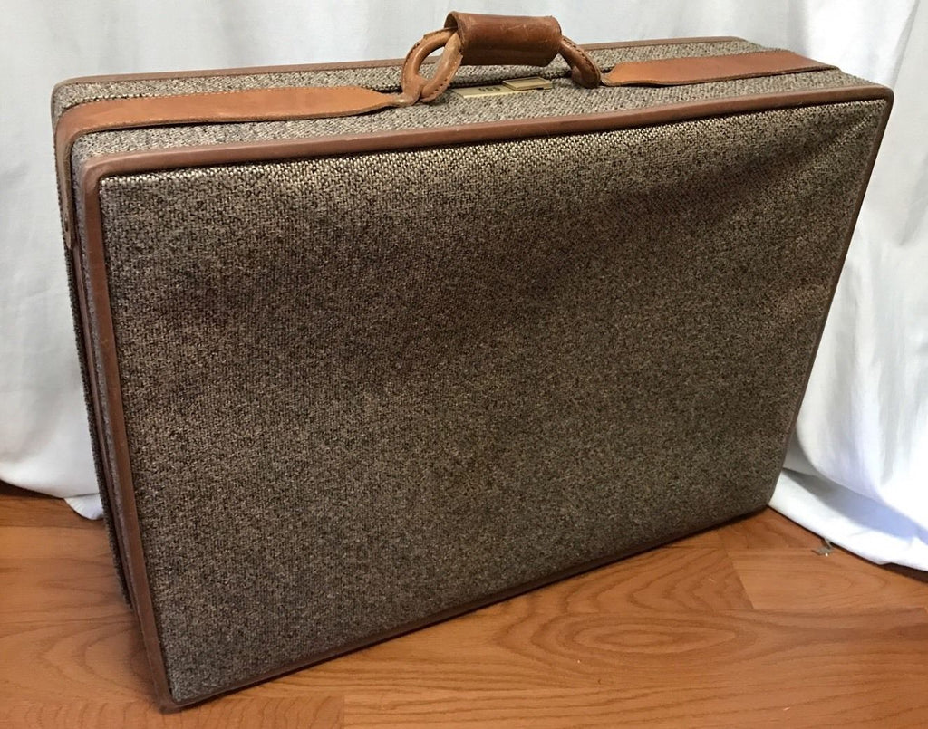 Hartmann tweed shop luggage vintage