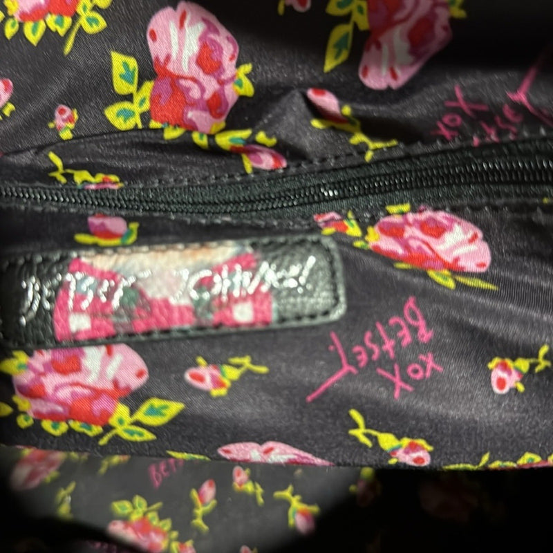 Betsey Johnson Nerdy Dog Doggie Yorkie Bowtie Backpack