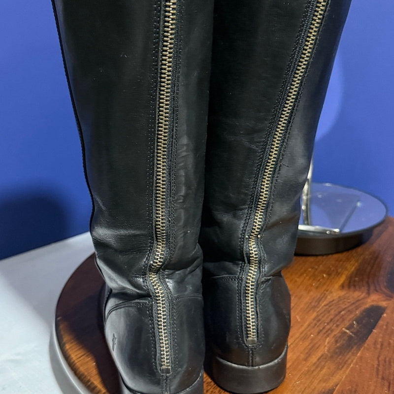 Frye Melissa Stud Back Zip Knee High Boots