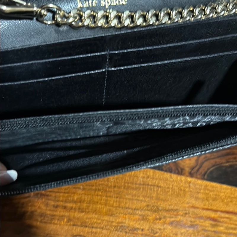 Kate Spade Milou Mulberry Street Black  Clutch/ Wallet/ Wristlet