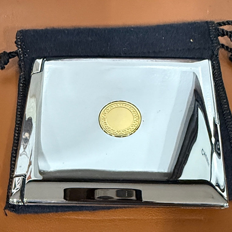 Silver and Gold Compact Mirror