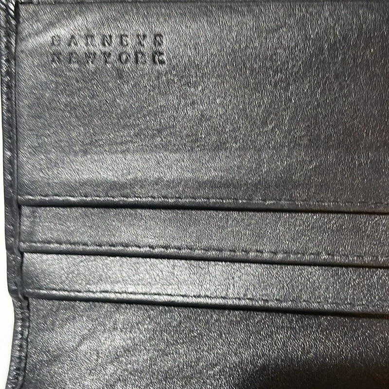 Barney’s New York black leather women’s wallet