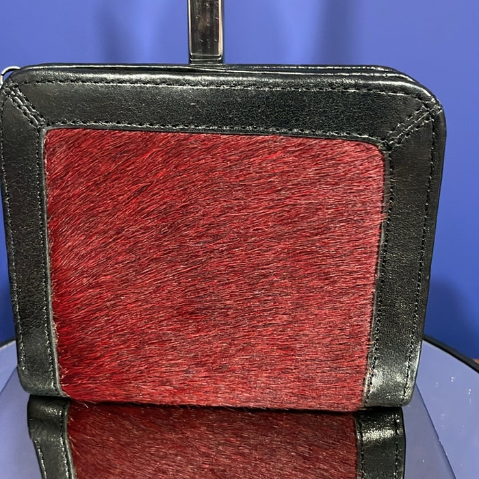 Brighton Leather and calf bifold with zipper