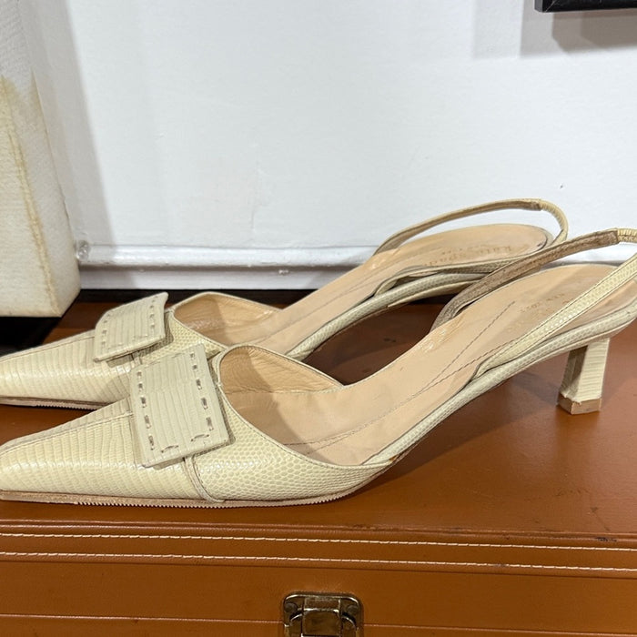 Kate Spade Cream Pointed Toe Heels