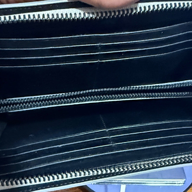 Alexander Wang Pebbled Leather Long Wallet Clutch