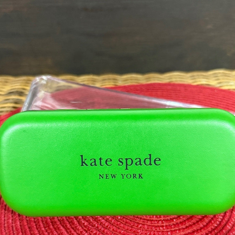 kate spade Bright Green Hard Shell Eyewear Case