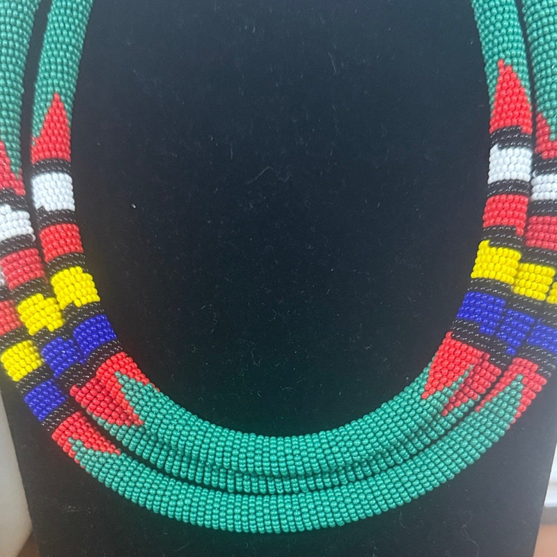 Women's 3 Layer Beaded Necklace