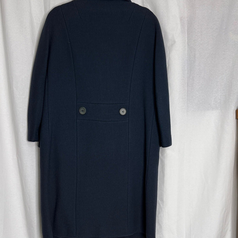 Vintage Adolphe Zelinka New York Blue Double Breasted Coat