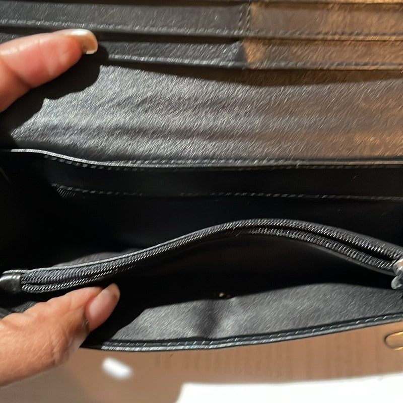 Barney’s New York black leather women’s wallet