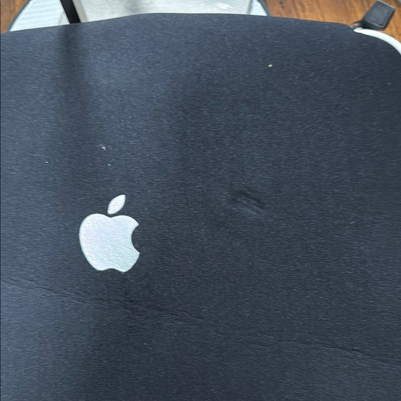 Apple Black and White Laptop Sleeve