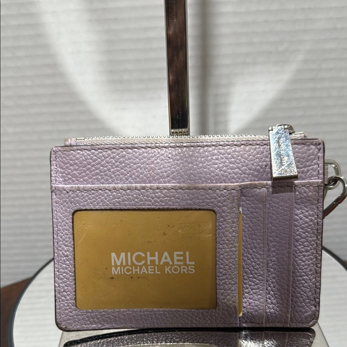 Michael Kors Lavender Leather Wristlet