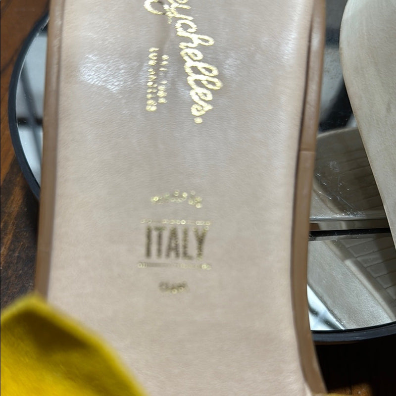 SEYCHELLES
Coast Knotted Slide Sandal In Yellow Suede