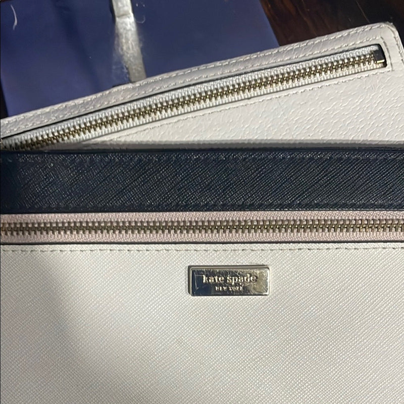 Kate Spade Bundle Wellesley Sim Bifold Wallet and
