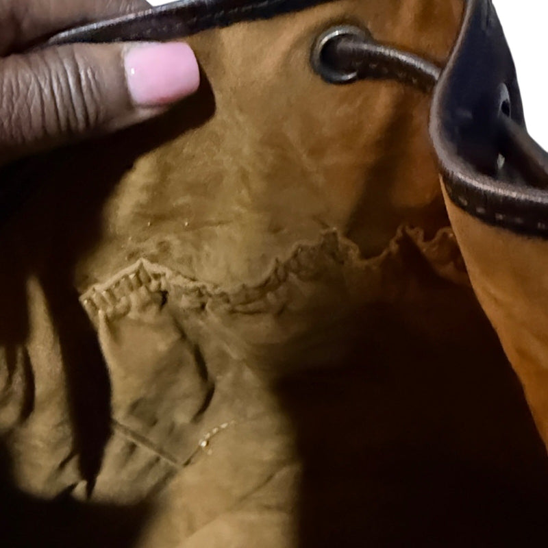 Patricia Nash Melrose Drawstring with Floret Key Fob Leopard Haircalf