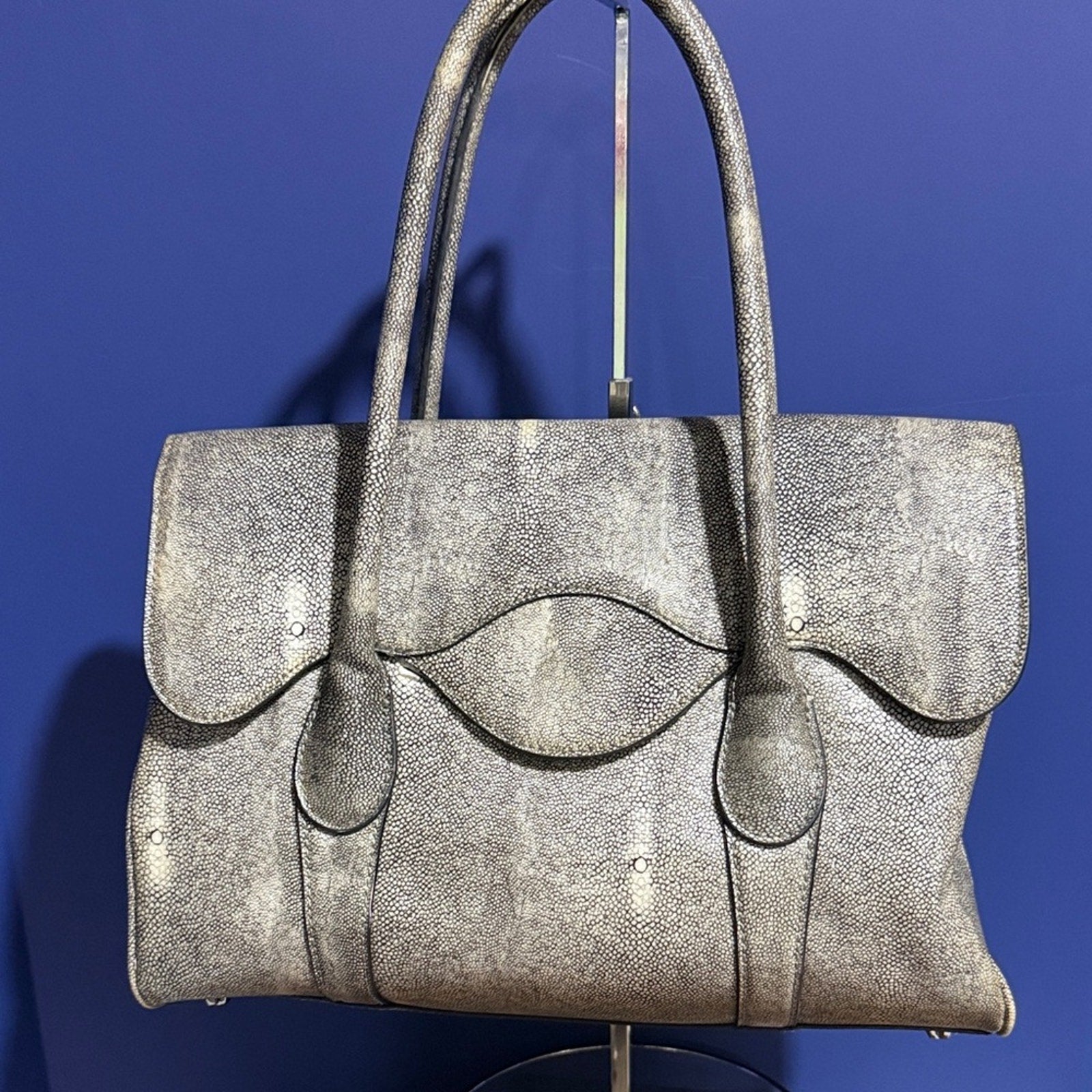 BCBG Faux Stingray Satchel