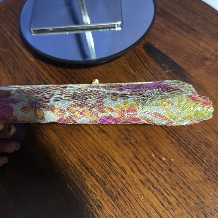 HOBO Floral Leather Wallet/Clutch