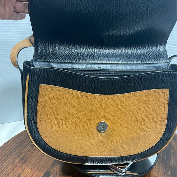 Morabito Black and Brown Leather Bag