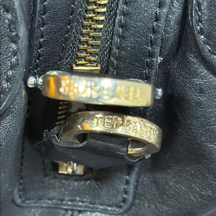 Ted Baker Black Leather Shoulder Bag