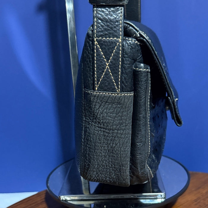 Gucci Black Leather Crossbody and Wallet Bundle