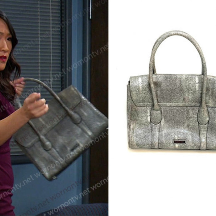BCBG Faux Stingray Satchel