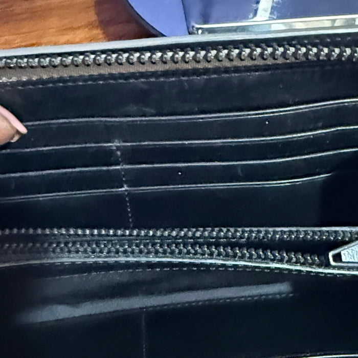 Alexander Wang Pebbled Leather Long Wallet Clutch