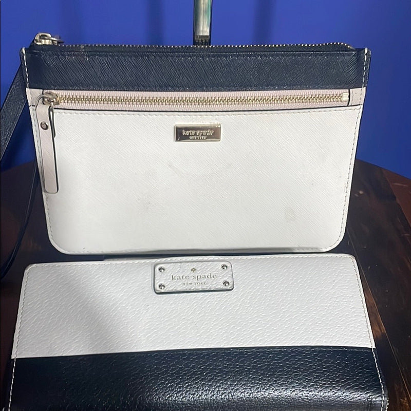 Kate Spade Bundle Wellesley Sim Bifold Wallet and