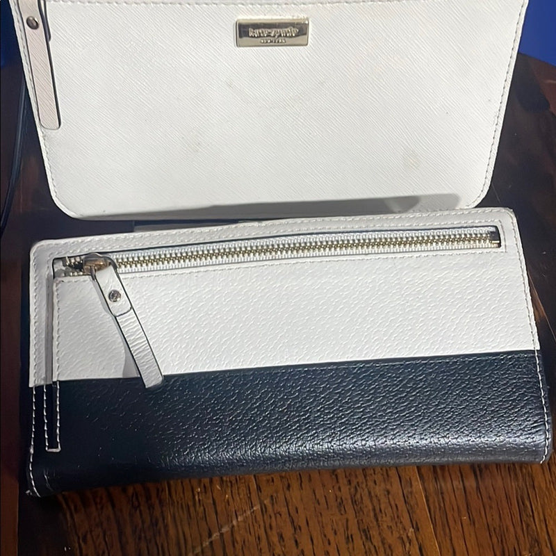 Kate Spade Bundle Wellesley Sim Bifold Wallet and