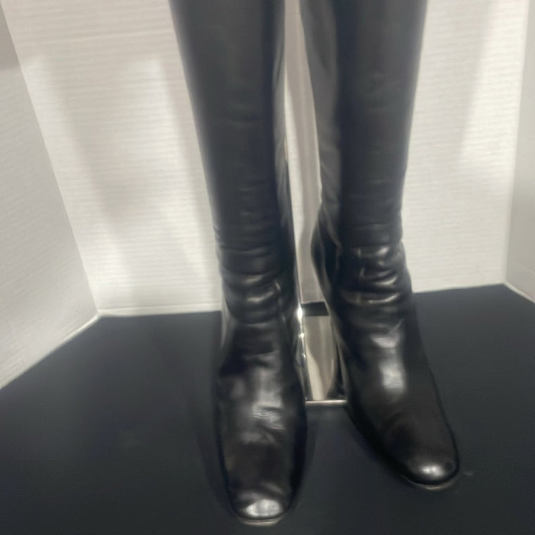 Valentino Garavini Black Knee Boots