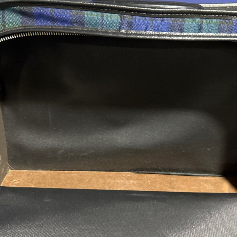 Vintage tartan print luggage bundle