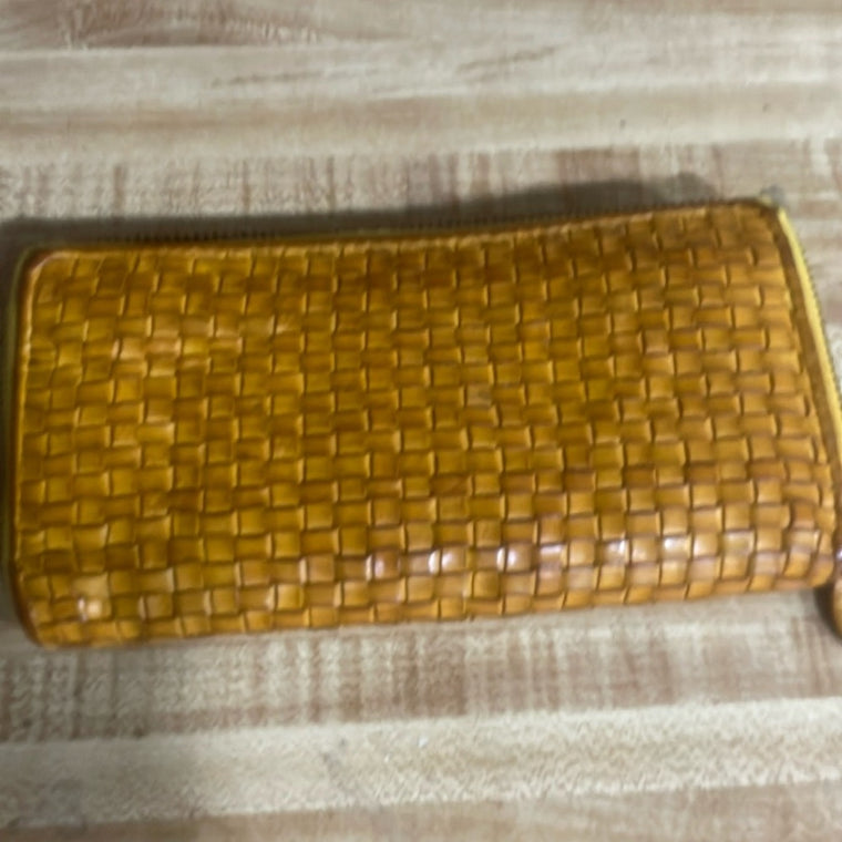 Ashwood Daisy Yellow Wallet Leather Purse Clutch