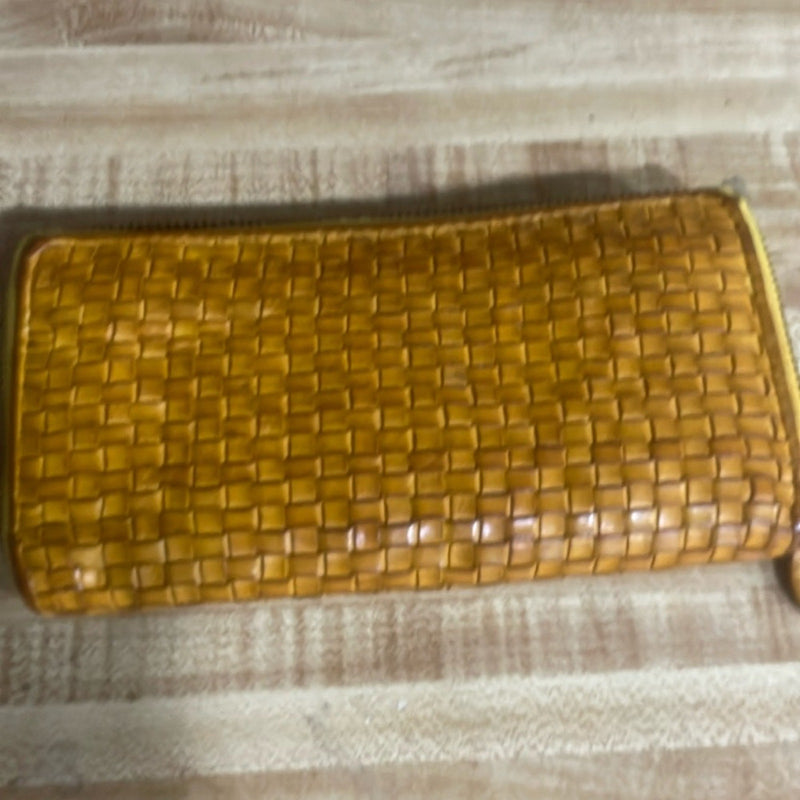 Ashwood Daisy Yellow Wallet Leather Purse Clutch