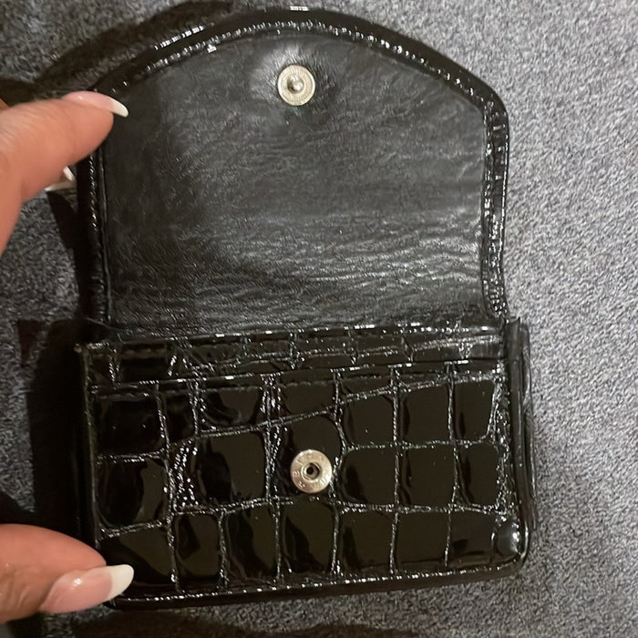 Brighton Mini Small Card Holder Patent Leather