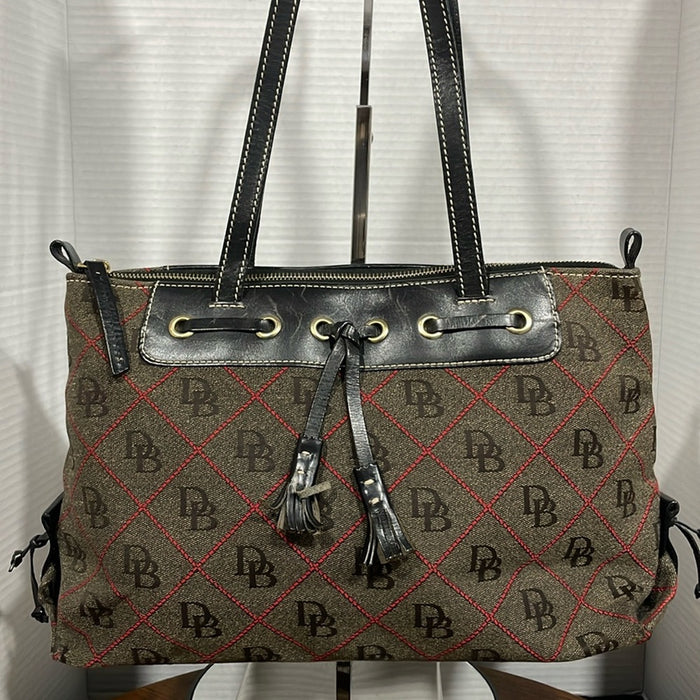 Dooney & Bourke Purse Handbag Logo All Over Print