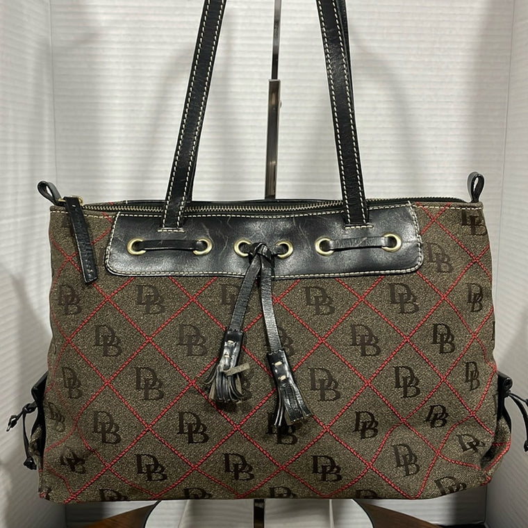 Dooney & Bourke Purse Handbag Logo All Over Print
