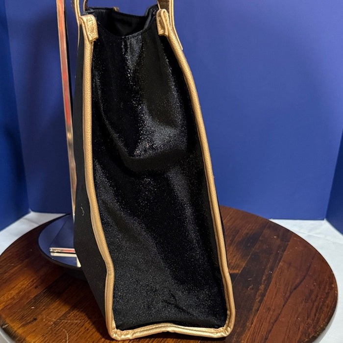 Jimmy Choo Black and Tan Tote Bag