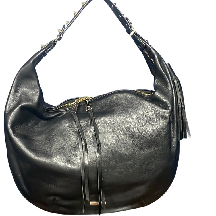 Rebecca Minkoff Black Leather Hobo Bag