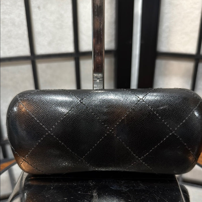 Chanel Black Quilted Sunglasses Case