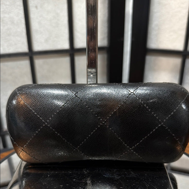 Chanel Black Quilted Sunglasses Case