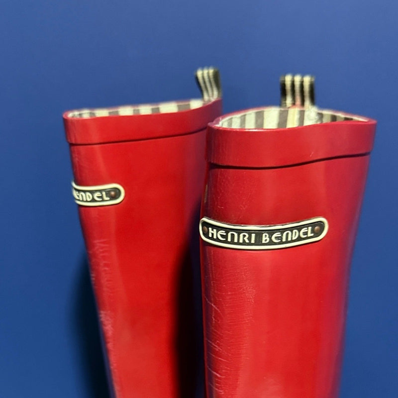 Henri Bendel Women's Red Rain Boots