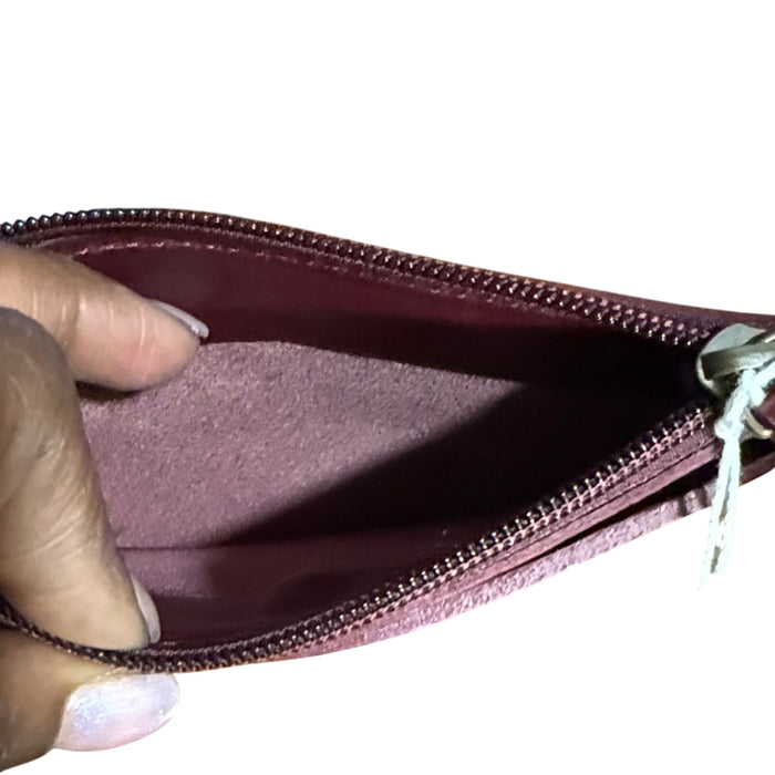 MOORE & GILES SMALL LEATHER ENVELOPE NWT
