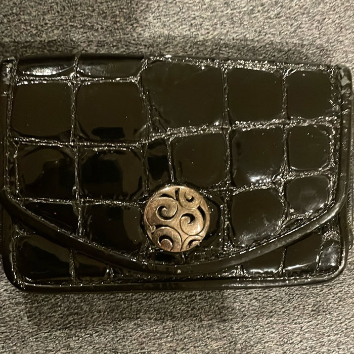 Brighton Mini Small Card Holder Patent Leather