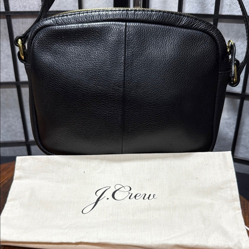JCREW CAMERA BAG TURNLOCK BLACK w/ Dust Bag