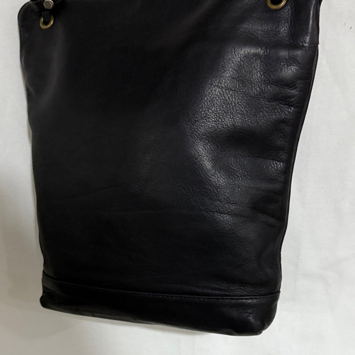 Jane Hopkinson Black Leather Shoulder Big (1989)