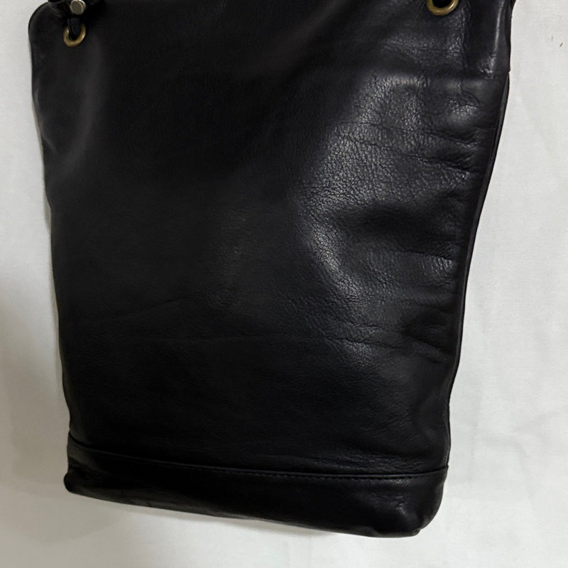 Jane Hopkinson Black Leather Shoulder Big (1989)