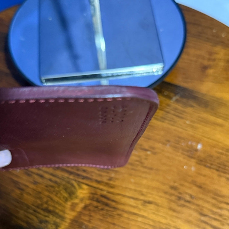 MOORE & GILES SMALL LEATHER ENVELOPE NWT