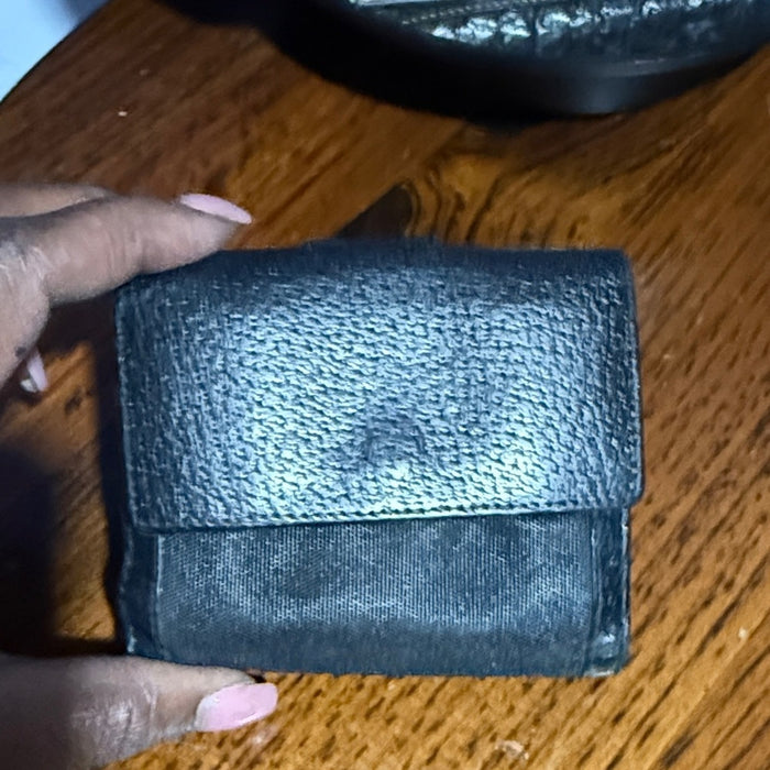 Gucci Black Leather Crossbody and Wallet Bundle