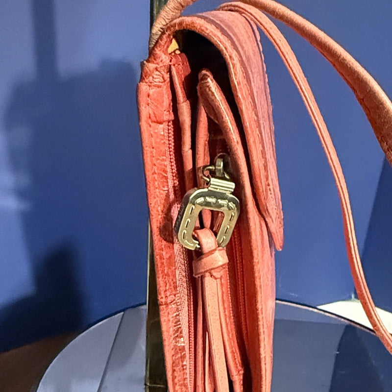 HOBO Pink Leather Crossbody Bag