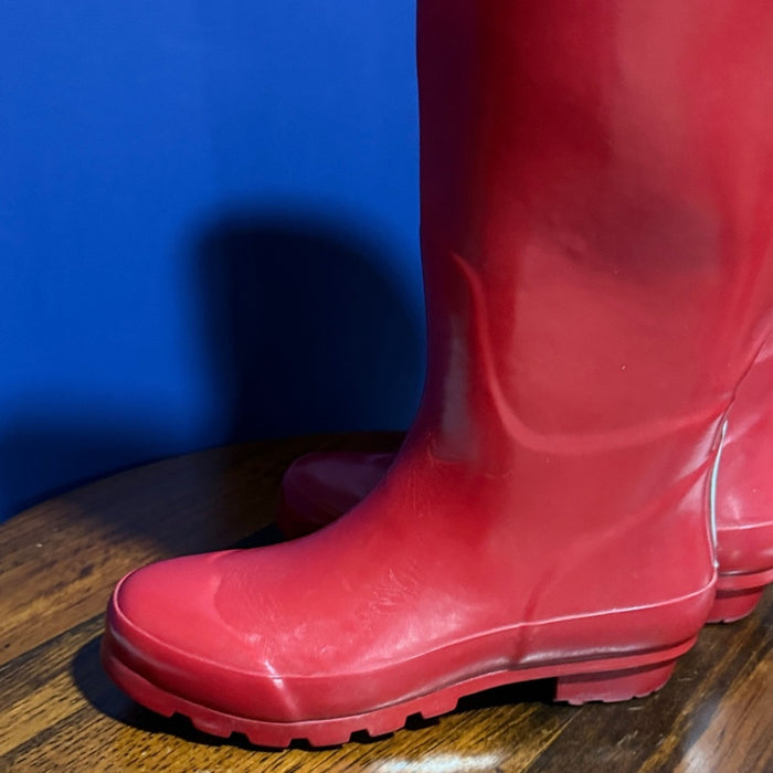 Henri Bendel Women's Red Rain Boots