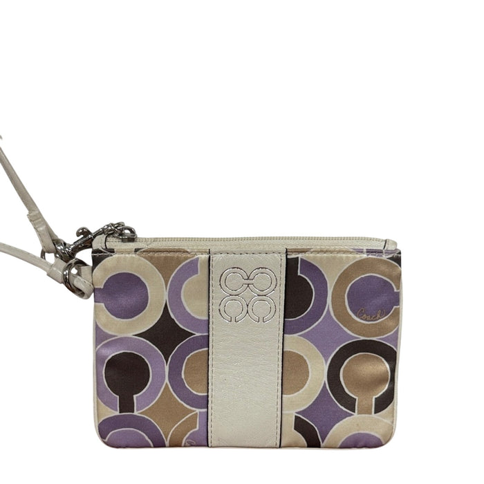 Coach Multicolor Patterned Wristlet
