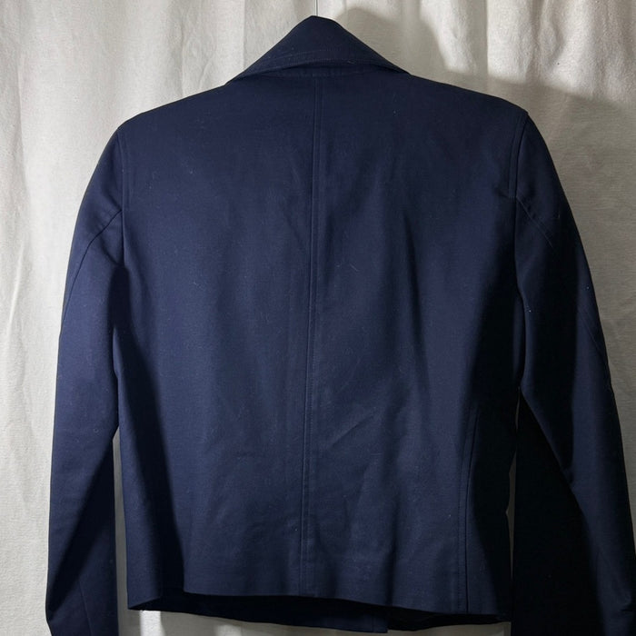 Lauren Ralph Lauren Navy Double-Breasted Peacoat with Gold-Tone Buttons
